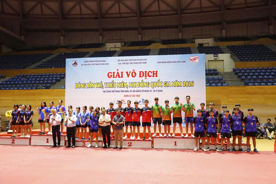 Lâm Đồng giành nhiều huy chương tại Giải vô địch bóng bàn trẻ quốc gia 2026