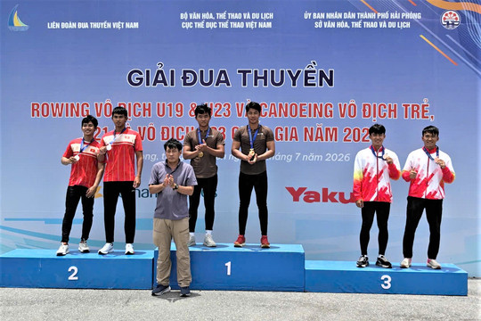Lâm Đồng giành 11 huy chương tại Giải Canoeing vô địch trẻ U21 và U23 quốc gia 2026