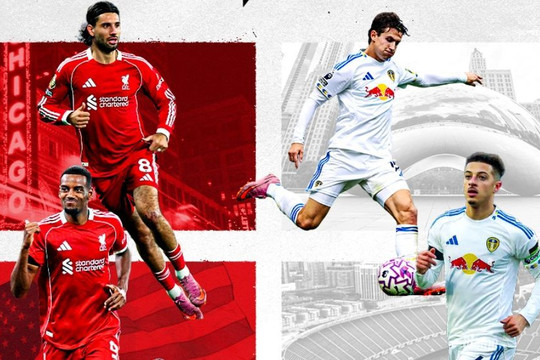 Liverpool chạm trán Leeds United tại Chicago: Thuốc thử chiến thuật liều cao cho Iraola