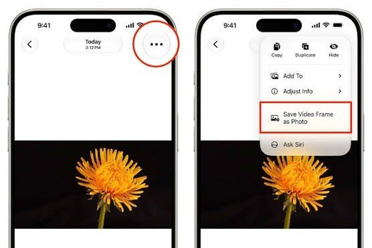 Trích xuất ảnh sắc nét từ video trên iOS 27: Bước tiến chấm dứt thao tác chụp màn hình