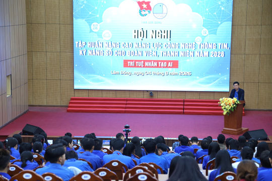 Tỉnh đoàn Lâm Đồng tập huấn kỹ năng số cho đoàn viên, thanh niên năm 2026