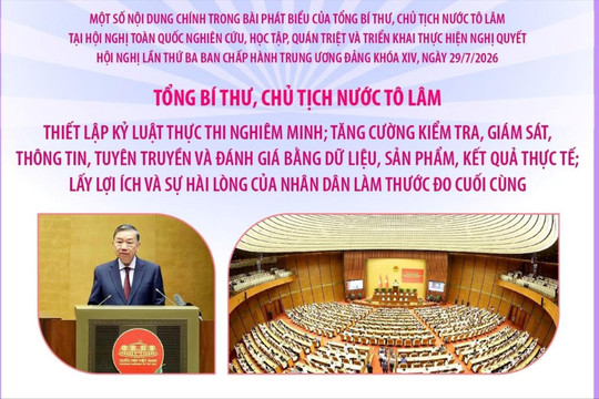 Lấy lợi ích và sự hài lòng của Nhân dân làm thước đo cuối cùng
