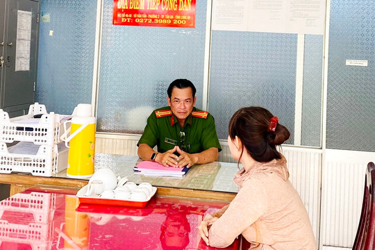 Quy trình tiếp công dân trực tiếp trong Công an nhân dân