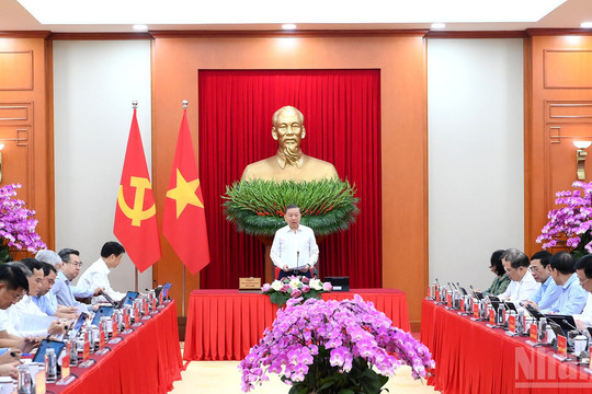 Phiên họp thứ nhất Ban Chỉ đạo Trung ương về tổng kết thực tiễn và nghiên cứu sửa đổi, bổ sung Điều lệ Đảng