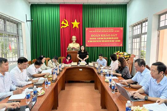 Ban Văn hóa - Xã hội HĐND tỉnh Lâm Đồng khảo sát thực hiện chính sách giáo dục hòa nhập
