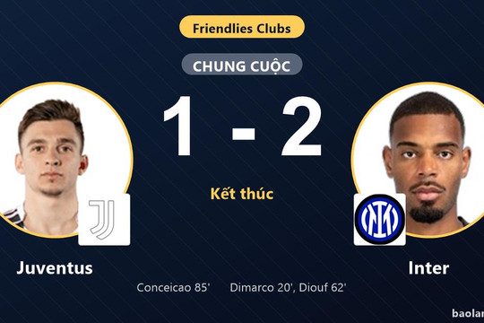 Đả bại Juventus tại Perth, Inter khẳng định sức mạnh trong trận giao hữu