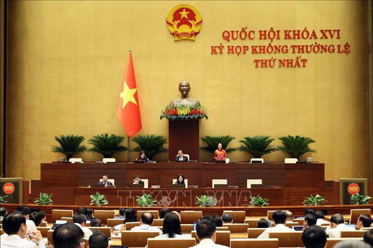 Thông cáo báo chí số 07 Kỳ họp không thường lệ thứ Nhất, Quốc hội khóa XVI