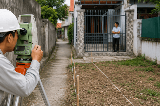 Hộ liền kề vắng mặt khi đo đạc, có làm được Giấy chứng nhận?