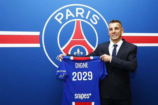 Lucas Digne chính thức tái hợp Paris Saint-Germain với bản hợp đồng 3 năm giá 7 triệu euro