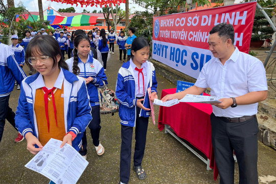 Hỗ trợ 55% mức đóng BHYT cho học sinh, sinh viên