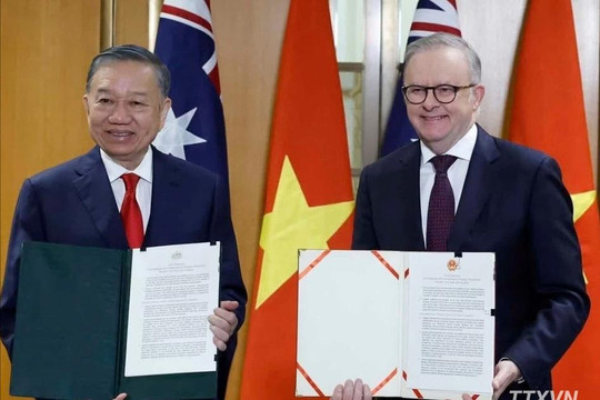 Tuyên bố chung về làm sâu sắc quan hệ Đối tác chiến lược toàn diện Việt Nam-Australia