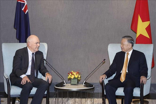 Tổng Bí thư, Chủ tịch nước Tô Lâm tiếp Quyền Chủ tịch Hội Hữu nghị New Zealand - Việt Nam