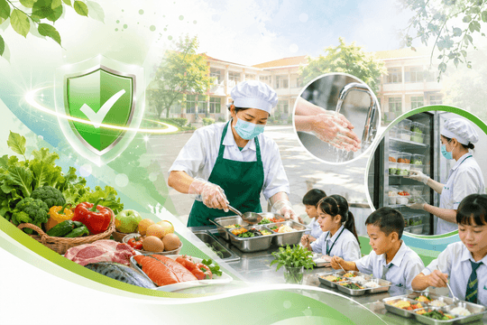 Bảo đảm an toàn thực phẩm trong cơ sở giáo dục
