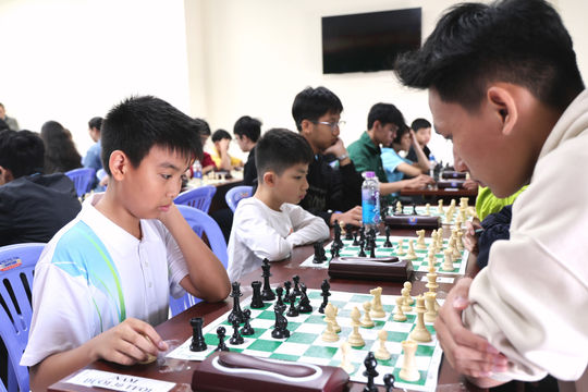 50 kỳ thủ tranh tài môn cờ vua tại Đại hội TDTT tỉnh Lâm Đồng