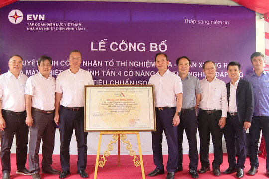 Nhà máy Nhiệt điện Vĩnh Tân 4 nâng chuẩn kiểm soát môi trường