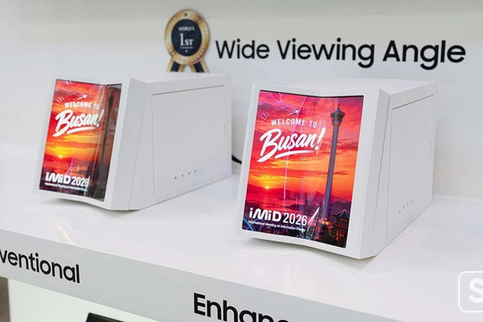 Samsung ra mắt công nghệ Wide-View OLED xử lý triệt để hiện tượng tối màu ở nếp gấp màn hình gập