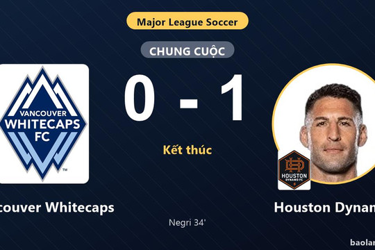 Houston Dynamo hạ Vancouver Whitecaps 1-0, cả hai dắt tay nhau vào vòng 1/16 MLS