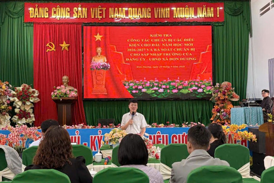 Đơn Dương kiểm tra công tác chuẩn bị năm học mới 2026 - 2027