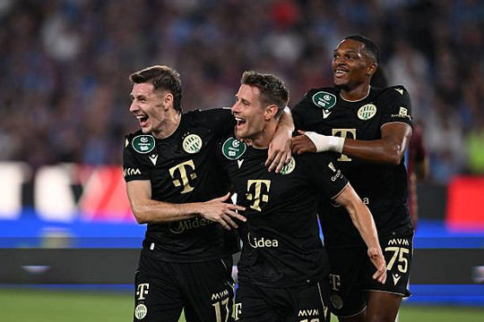 Ferencvaros đánh bại Trabzonspor 1-0 ngay tại Thổ Nhĩ Kỳ