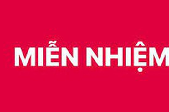 Thủ tục miễn nhiệm đối với công chức, viên chức lãnh đạo, quản lý