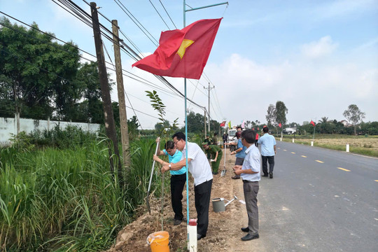 600 hộ dân Nam Thành tham gia trồng cây xanh