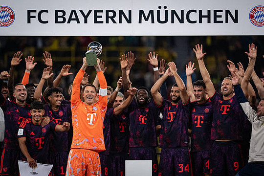 Đánh bại Borussia Dortmund 2-1, Bayern Munich đoạt Siêu cúp Đức lần thứ 12 trong lịch sử