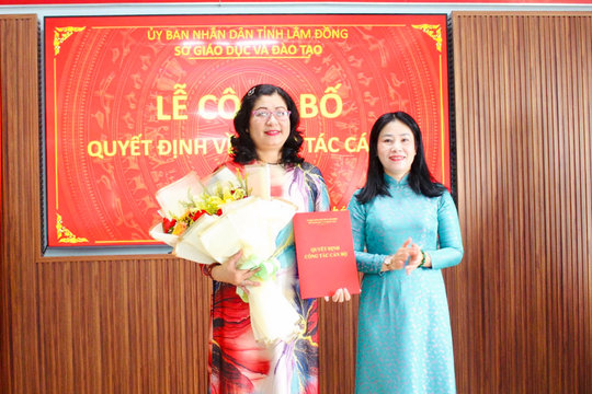 Nguyên Phó Giám đốc Sở GD&ĐT Lâm Đồng làm Phó Hiệu trưởng Trường THPT chuyên Trần Hưng Đạo