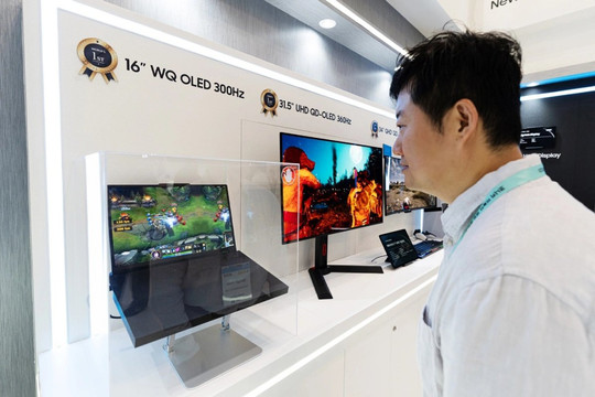 Samsung Display ra mắt màn hình laptop OLED 300Hz cùng giải pháp hiển thị gập thế hệ mới