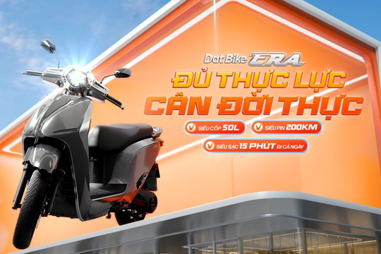 Xe máy điện siêu tiết kiệm Dat Bike Era dành cho gia đình, cân đời thực