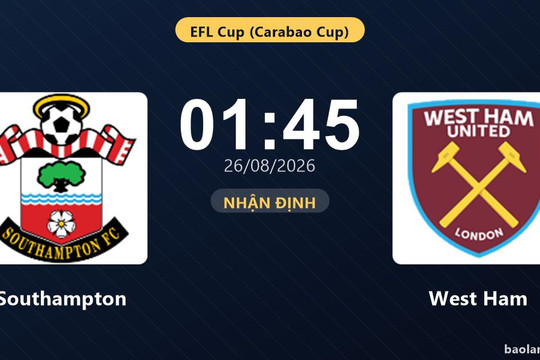 Nhận định Southampton vs West Ham: Thắng để đi tiếp