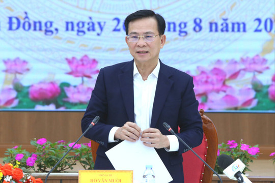 Chủ tịch UBND tỉnh Lâm Đồng Hồ Văn Mười: Cần quyết tâm hơn nữa trong giải ngân đầu tư công