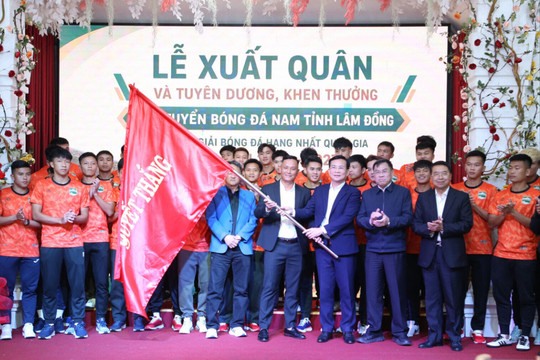 Đội tuyển Bóng đá Lâm Đồng quyết tâm chinh phục mùa giải Hạng Nhất Quốc gia