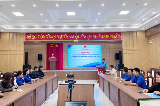 Hơn 700 cán bộ đoàn tập huấn kỹ năng, nghiệp vụ năm 2026