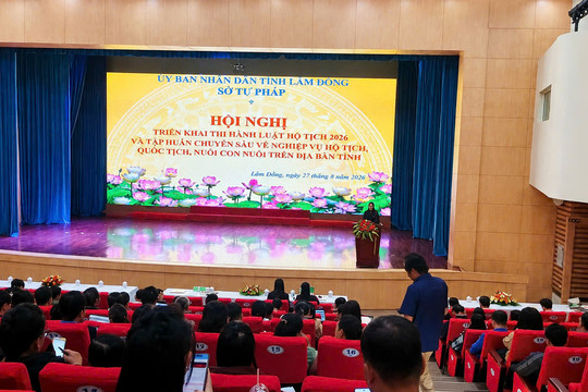 Lâm Đồng tập huấn nghiệp vụ hộ tịch cho hơn 400 cán bộ