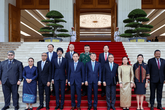 Thủ tướng Lê Minh Hưng tiếp Đại sứ, Đại biện các nước ASEAN