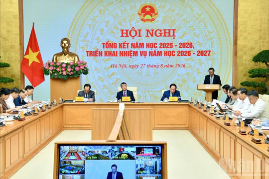Thủ tướng Chính phủ Lê Minh Hưng chủ trì Hội nghị tổng kết năm học 2025-2026, triển khai nhiệm vụ năm học 2026-2027