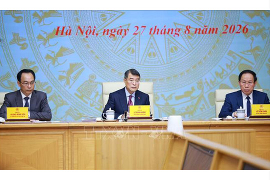 Thủ tướng Lê Minh Hưng dự và chỉ đạo hội nghị triển khai năm học 2026-2027