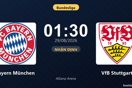 Nhận định Bayern München vs VfB Stuttgart: Đại chiến mở màn Bundesliga