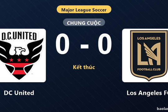 Chia điểm DC United, Los Angeles FC chính thức giành vé vào vòng 1/16