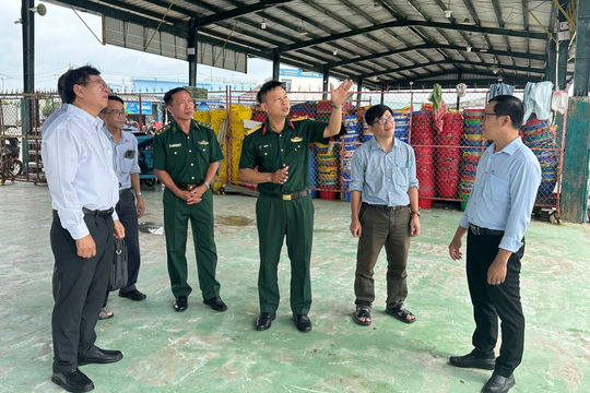 Ban Chỉ đạo Bộ Quốc phòng về chống khai thác IUU kiểm tra tại Lâm Đồng
