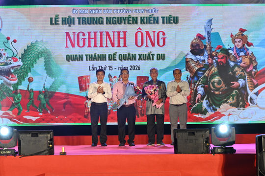 Khai mạc Lễ hội Trung Nguyên Kiến Tiêu phường Phan Thiết lần thứ 15