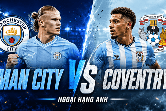 Nhận định bóng đá Man City vs Coventry: Haaland chờ mở hội trước tân binh