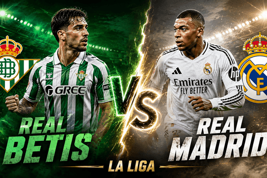 Nhận định bóng đá Real Betis vs Real Madrid: Mbappe đối đầu cái dớp 5 năm tại Seville