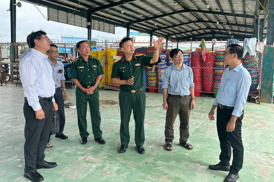 Ban Chỉ đạo Bộ Quốc phòng về chống khai thác IUU kiểm tra tại Lâm Đồng
