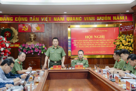 Tăng quy mô, đẩy nhanh tiến độ dự án nhà ở cho Công an Lâm Đồng