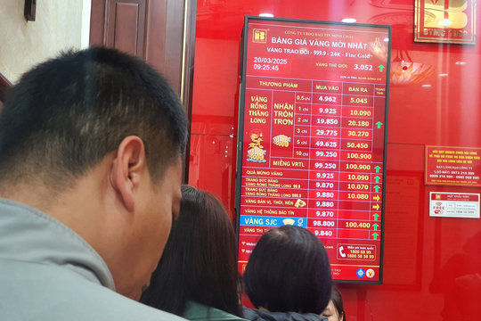 Bảng giá vàng hôm nay 7/9/2026: Vàng miếng, vàng nhẫn 9999 và giá vàng thế giới