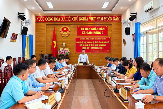 Giám sát việc tiếp công dân, giải quyết khiếu nại, tố cáo tại 3 xã Đam Rông