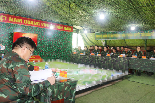 Cụm 3 trong khu vực phòng thủ năm 2026 bế mạc diễn tập tác chiến