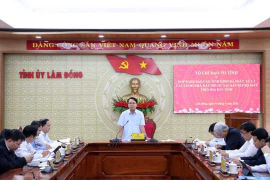 Lâm Đồng khẩn trương xử lý tài sản công dôi dư, tránh lãng phí