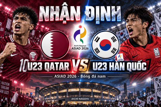 Nhận định bóng đá U23 Qatar vs U23 Hàn Quốc: Lee Young-jun dẫn đầu cuộc tấn công từ hai cánh